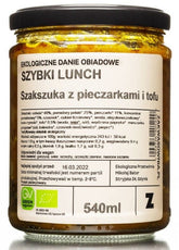 Hidangan Shakshouka dengan Cendawan dan Tofu BIO 540 ml - ZAKWASOWNIA